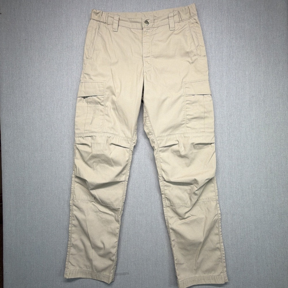 VertX Mens 33x32 Phantom Op Pants Khaki Desert Tan Cargo Tactical Elastic Waist
